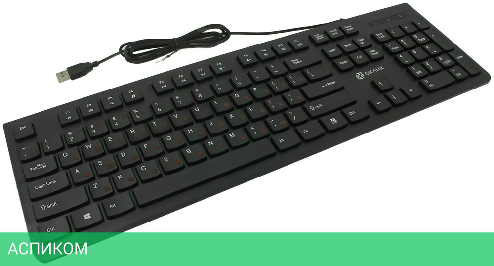 Клавиатура Oklick 505M Black (KW-1820)