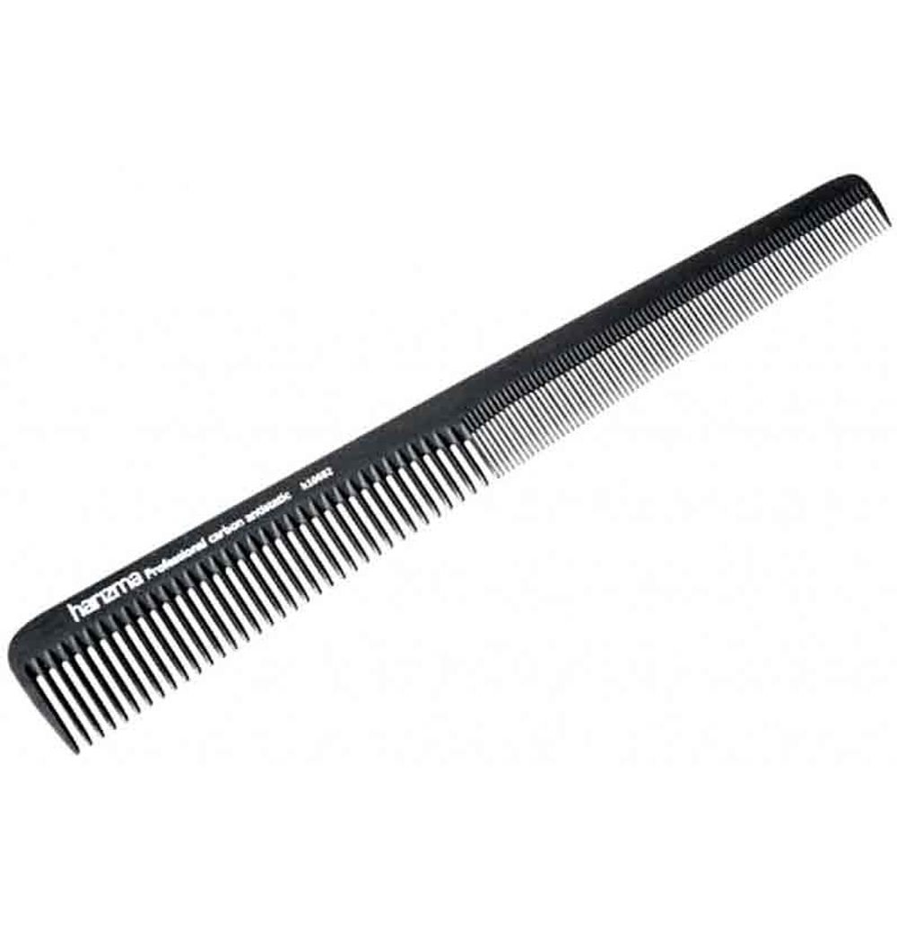 Парикмахерская расчёска Harizma, черная (h10662)
