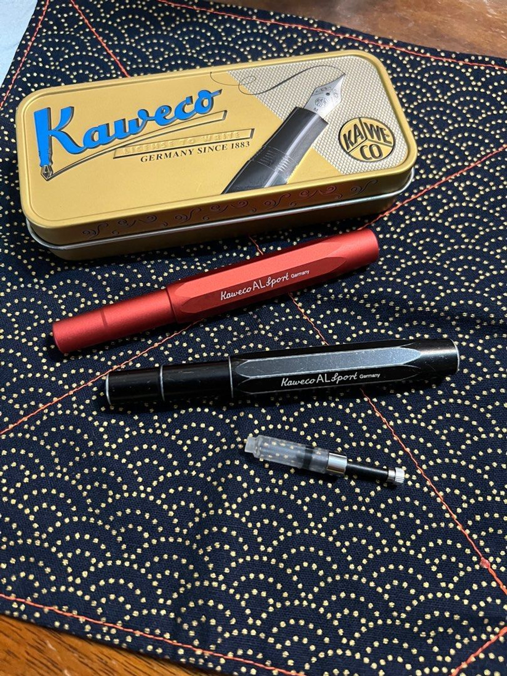 Перьевая ручка Kaweco AL Sport Deep Red F (10001562) 0.7 мм красный корпус