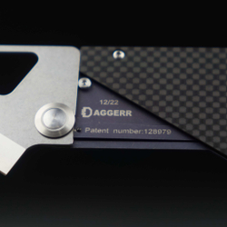 Нож складной DAGGERR Cardkhife Blue Titan