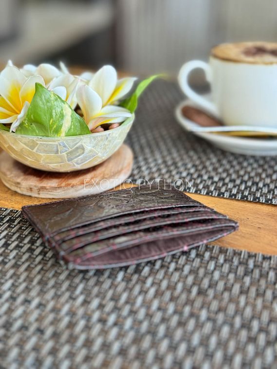 Картхолдер из кожи крокодила WA-208