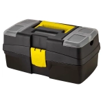 Ящик для инструментов Mars 12, 290х132 мм с органайзером черный (комплект 10 шт)