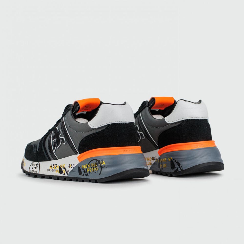 кроссовки Premiata Lander Grey Black Orange