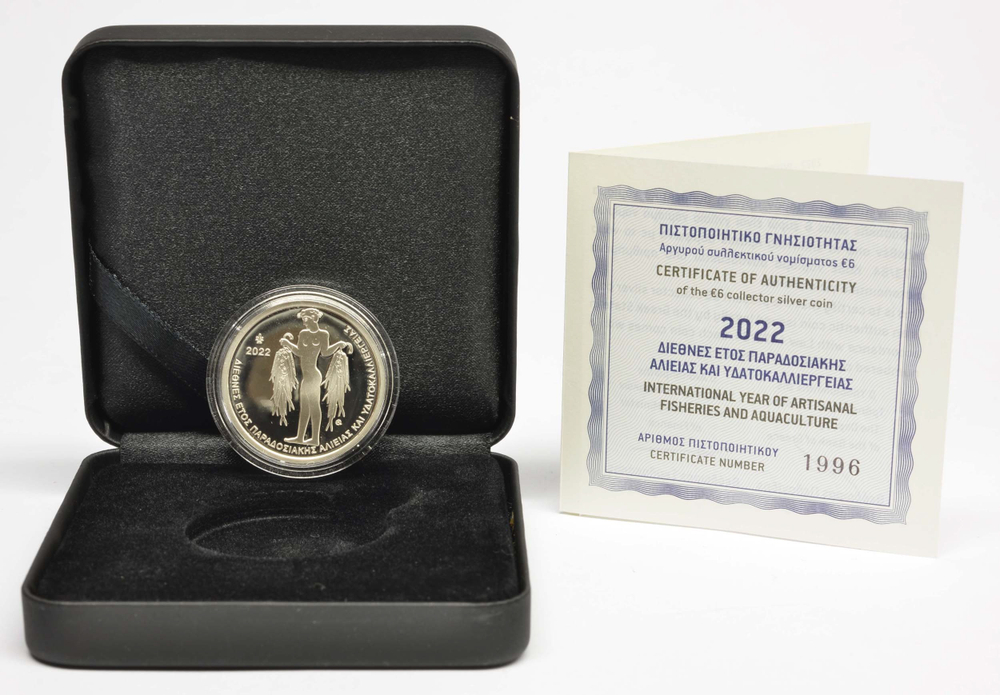 ГРЕЦИЯ, 2022, 6 ЕВРО [СЕРЕБРО] [PROOF]