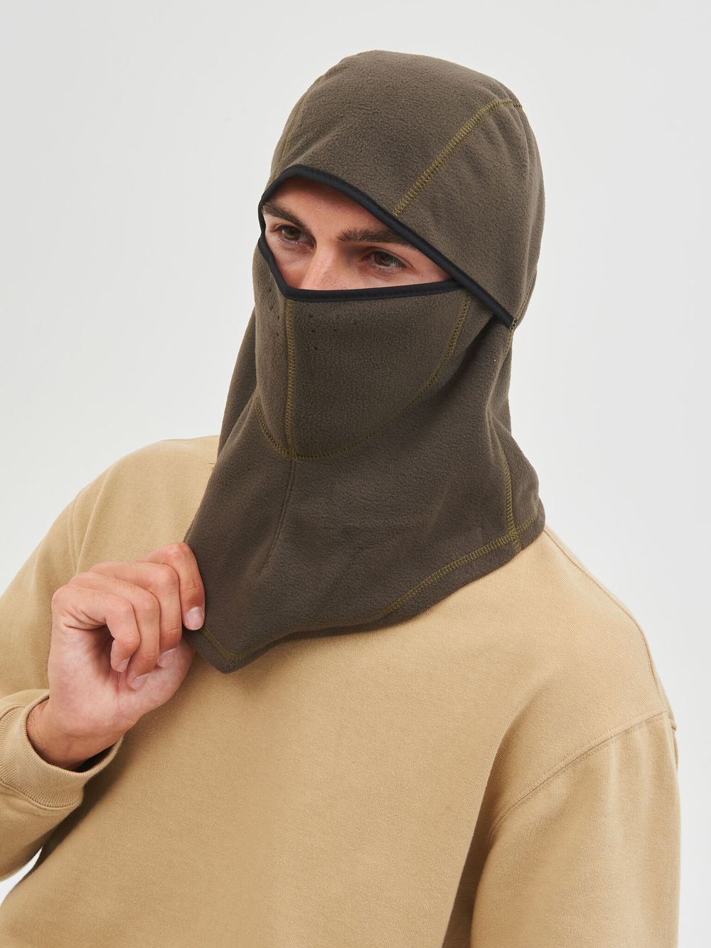 Шлем-маска ткань Windblock цвет Хаки