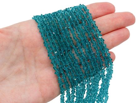 Нить бусин для украшений 4мм (ювелирное стекло)