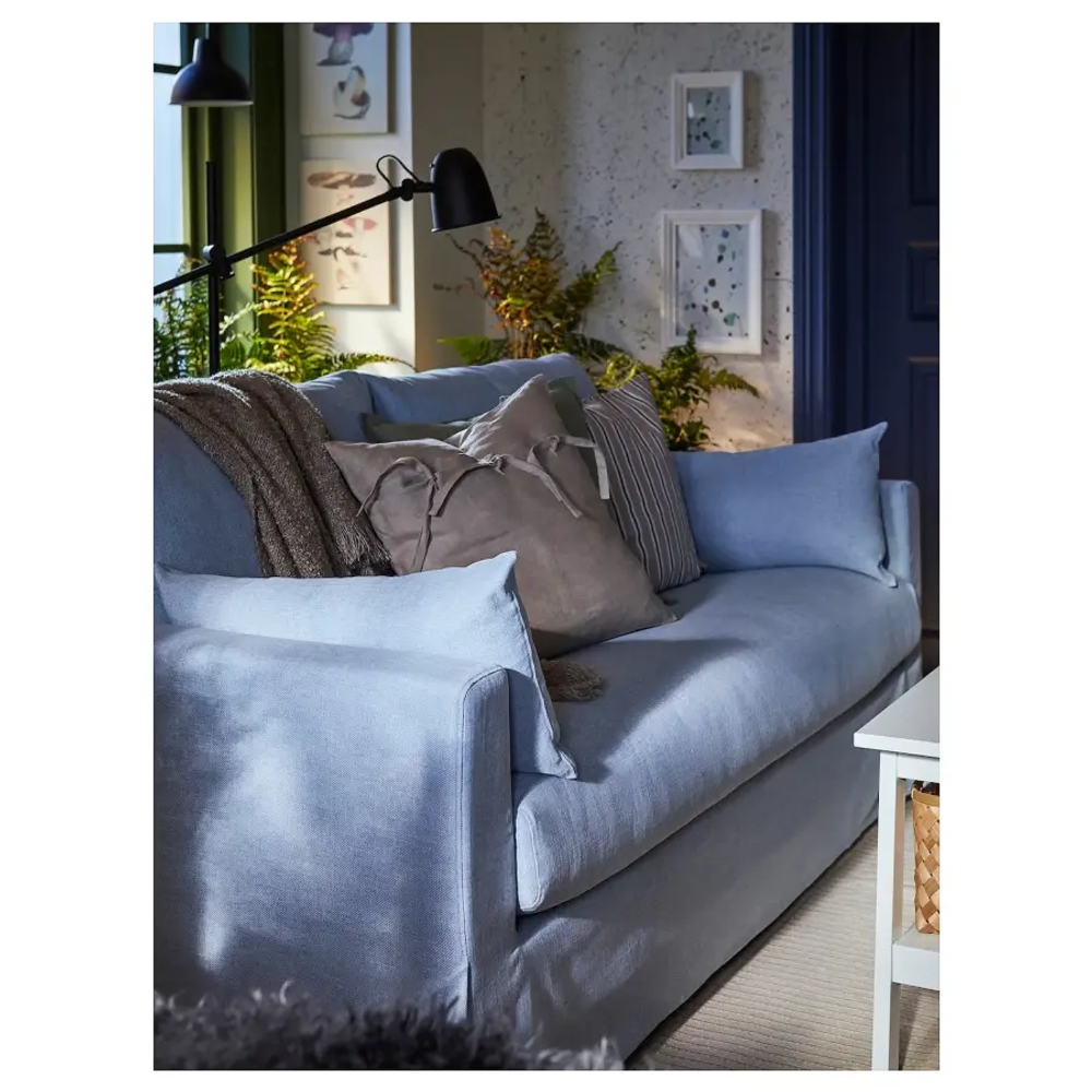 Диван 2-местный - IKEA HYLTARP/ХИЛТАРП ИКЕА, голубой