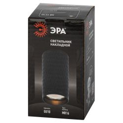 Светильник настенно-потолочный спот ЭРА OL44 BK MR16 GU10 IP20 черный