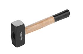 Кувалда Sparta 1000 г, кованая головка, деревянная двухцветная рукоятка 10905