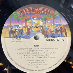 Винтажная виниловая пластинка LP Kiss Destroyer (Japan 1976) (Obi)