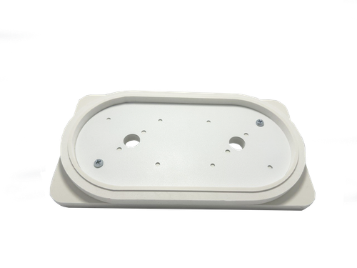 Платформа теневая белая овал DUO под светильник Art GX53 215х117х20мм