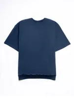 Толстовка Hardlunch Crew с коротким рукавом темно-синяя