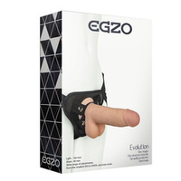 Страпон 16,5см со съемной насадкой Egzo Harness