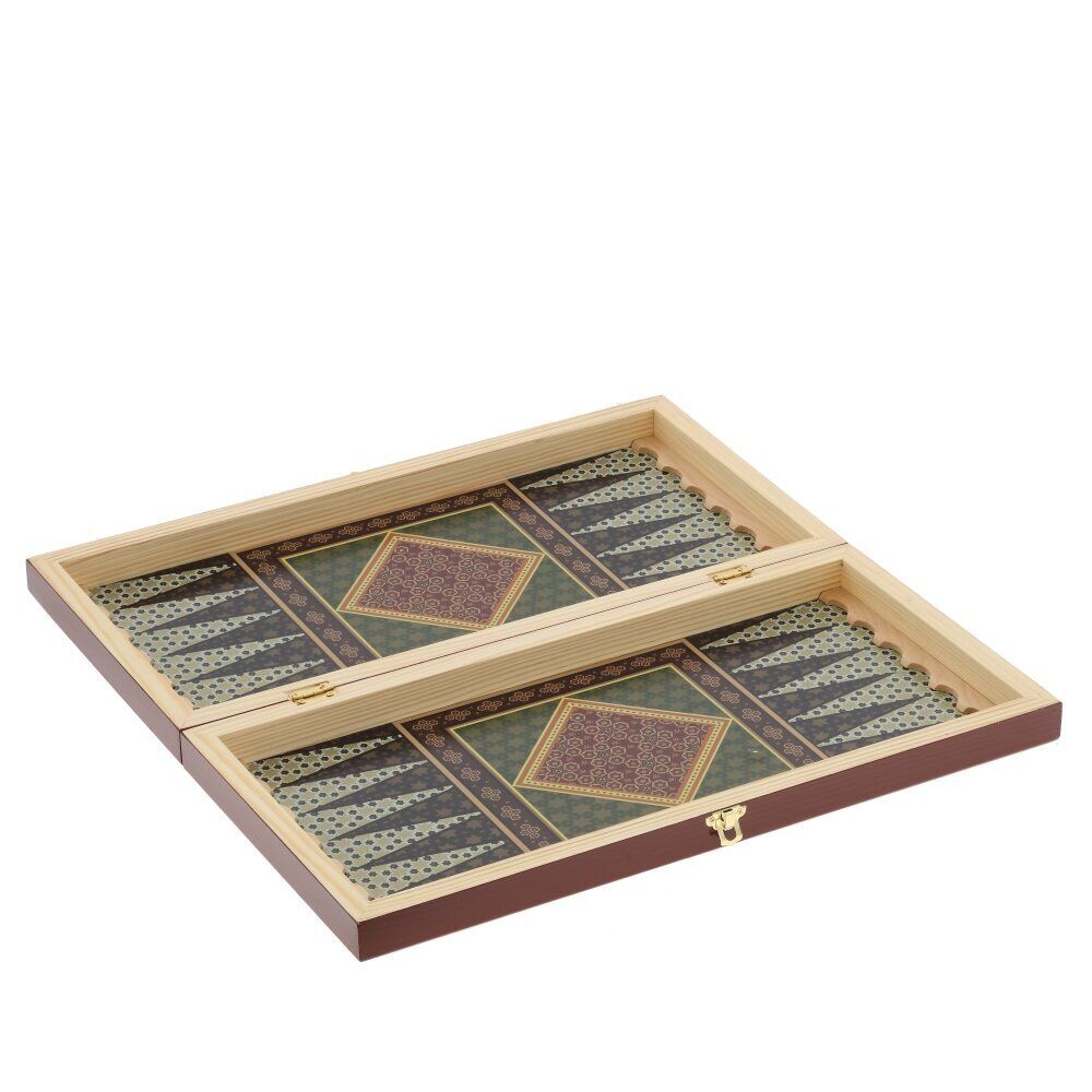 GAEM Игра настольная 3 в 1 ( шахматы, шашки, нарды) "Восточная мозаика", L50 W25 H6 см