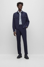 Рубашка P HANK s kent C BOSS BLACK - голубой(50503091)