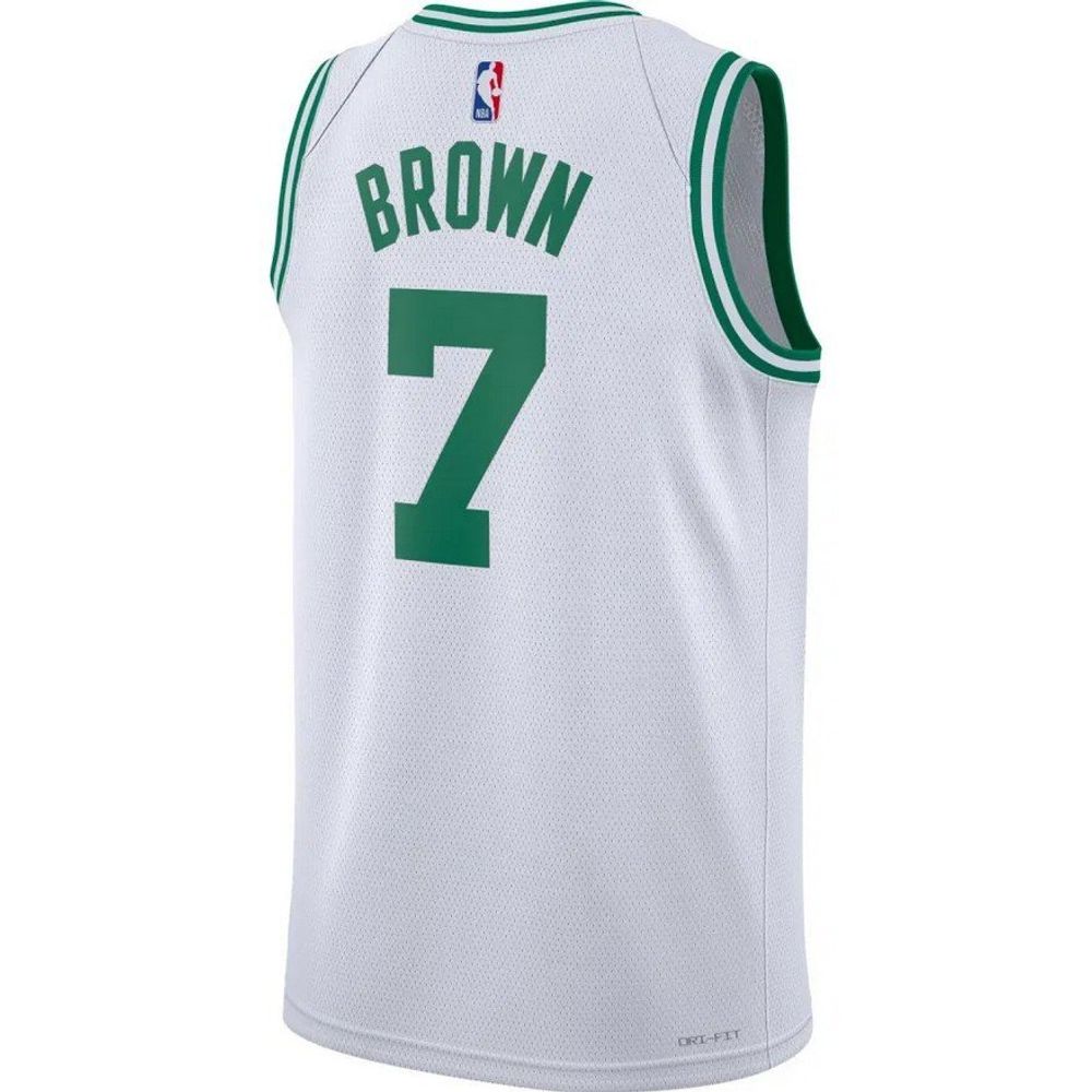 Баскетбольная джерси Nike Dri-FIT NBA Swingman Jersey Association Edition 2022/23 Boston Celtics Jaylen Brown White