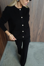 Кардиган из пряжи с кашемиром