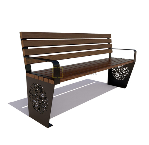 Скамейка садовая «Индия» (2,0 м ангарская сосна,40х60)