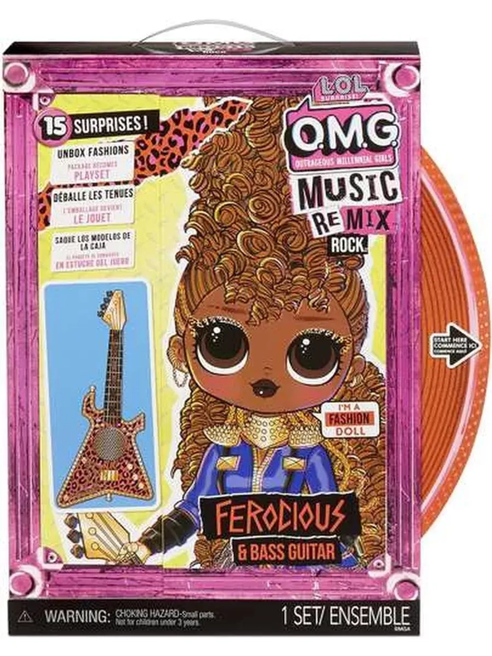 Кукла Лол Омг Lol Omg Remix Ferocious большая оригинал 25 см