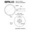 Потолочный светодиодный светильник Citilux Basic Line CL738321VL