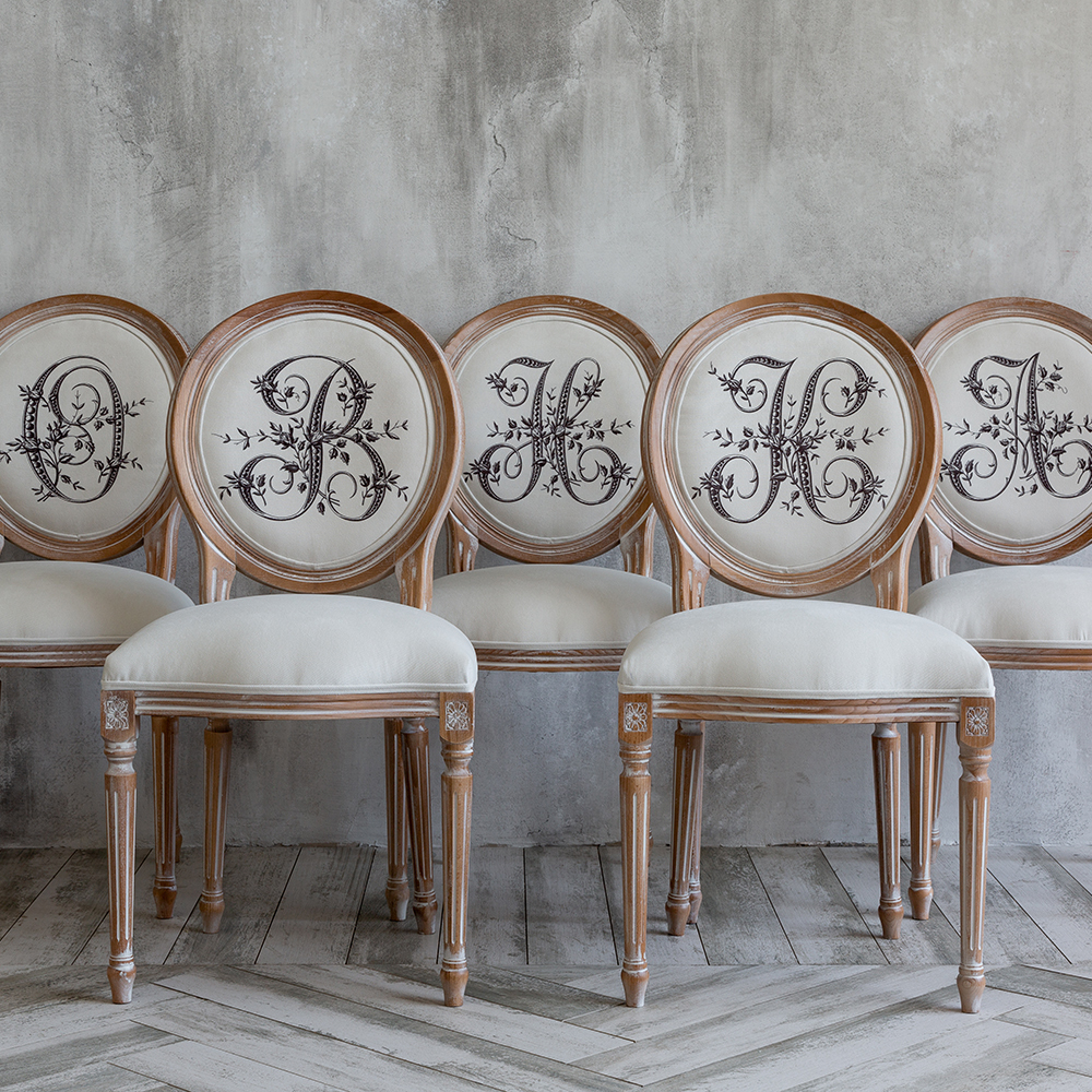 Стул Объект мечты Монограмма буквы B