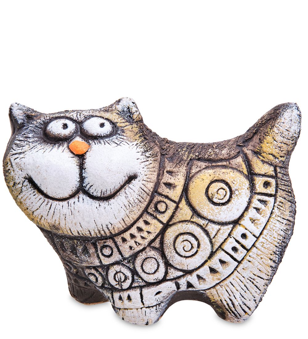 КоКо Шамель KK-157 Фигурка «Кот-Цветочный» шамот