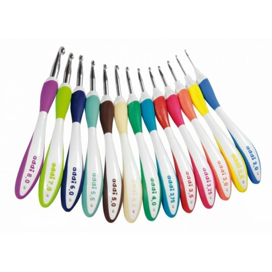 Крючок, вязальный с эргономичной пластиковой ручкой ADDISWING