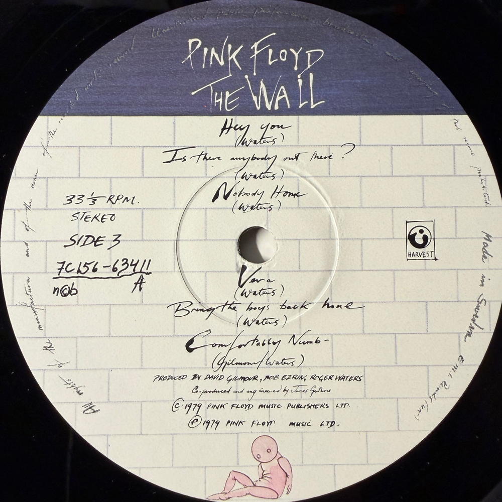 Pink Floyd - The Wall 2LP (Швеция 1979г.)