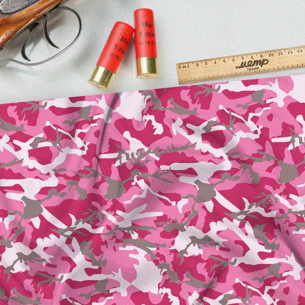 Ткань габардин розовый хаки