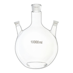 Колба трехгорлая косогорлая плоскодонная, 10000 мл, шлиф 29/32-45/40-29/32