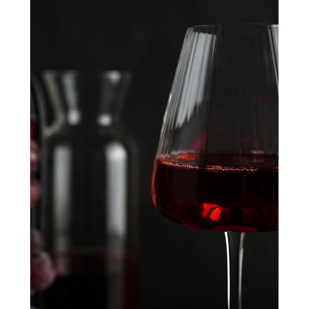 Бокал для вина 410 мл "  Optical" d 5,4 см h27 см оптические грани P.L. - BarWare [4]