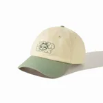 Кепка Ymkashix Logo Face бежевая/зеленая