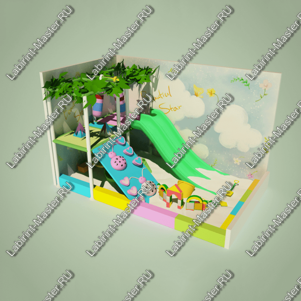 Детский игровой лабиринт "Облака"