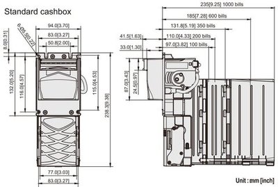 Купюроприёмник ICT XBA-mini (350 банкнот)