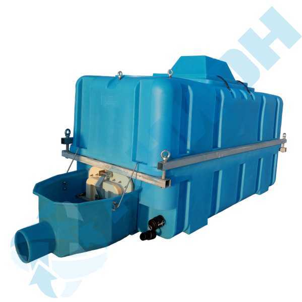 Контейнер 2500 л для перевозки живой рыбы Анион 2500 л. горизонтальный (2360x1170x1450см;синий) - арт.559497