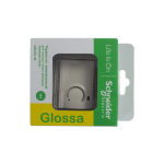 GLOSSA ТЕРМОСТАТ электронный для теплого пола с датчиком, 10A, в сборе, БЕЖЕВЫЙ