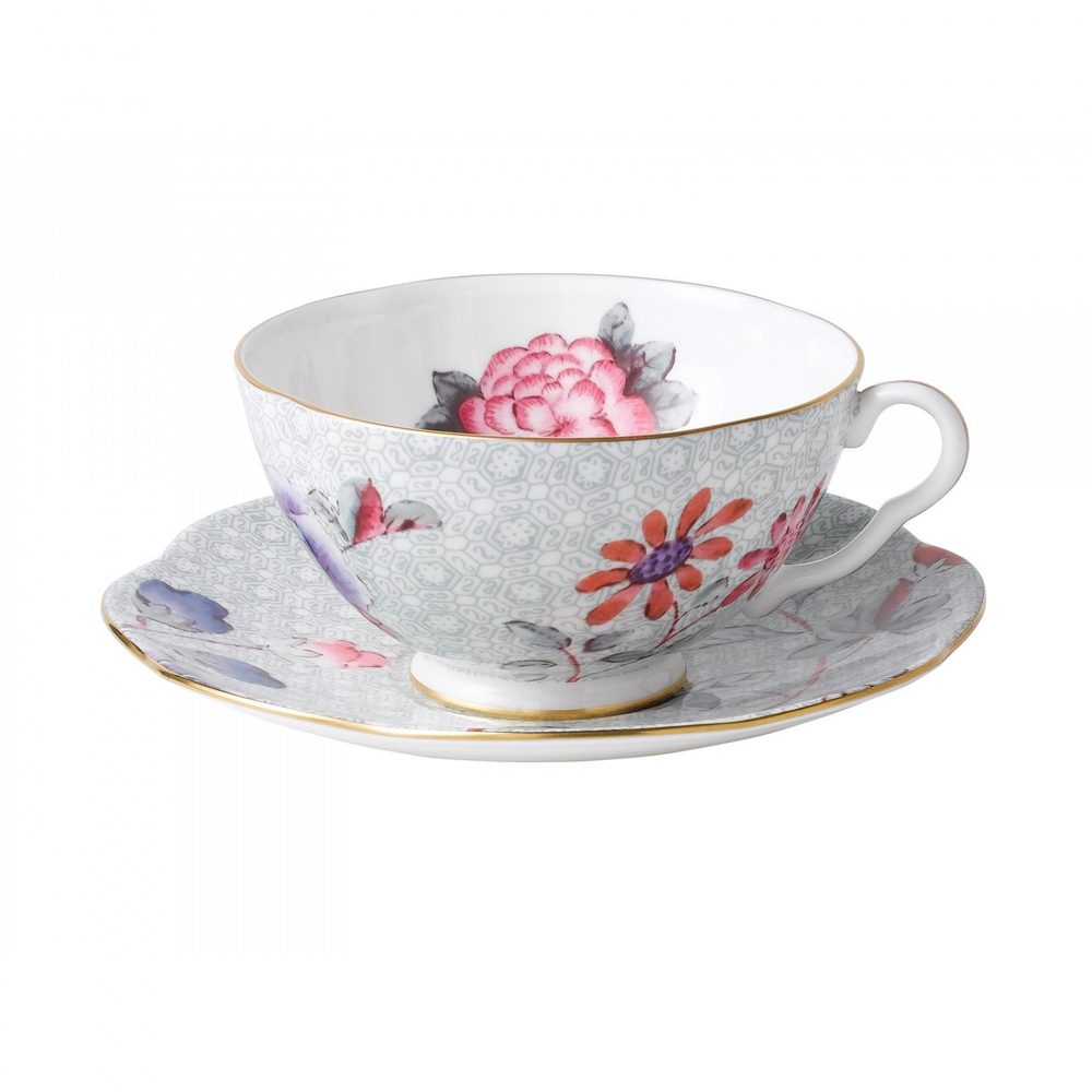 Wedgwood Чайная чашка Cuckoo Green 180 мл с блюдцем