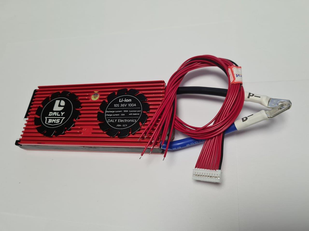 Плата контроля BMS Li-ion 10S 36V 100A