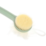 Мочалка массажная «Палермо» на пластиковой ручке, размер мочалки 36*11см