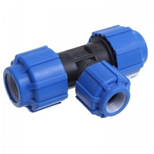 Тройник 63 х 50 х 63 ПНД (политэк) 1/6