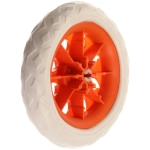 Тележка хозяйственная с сумкой (93*30*34см, колеса 16см,грузоподъемность до 30 кг) Оранжевая