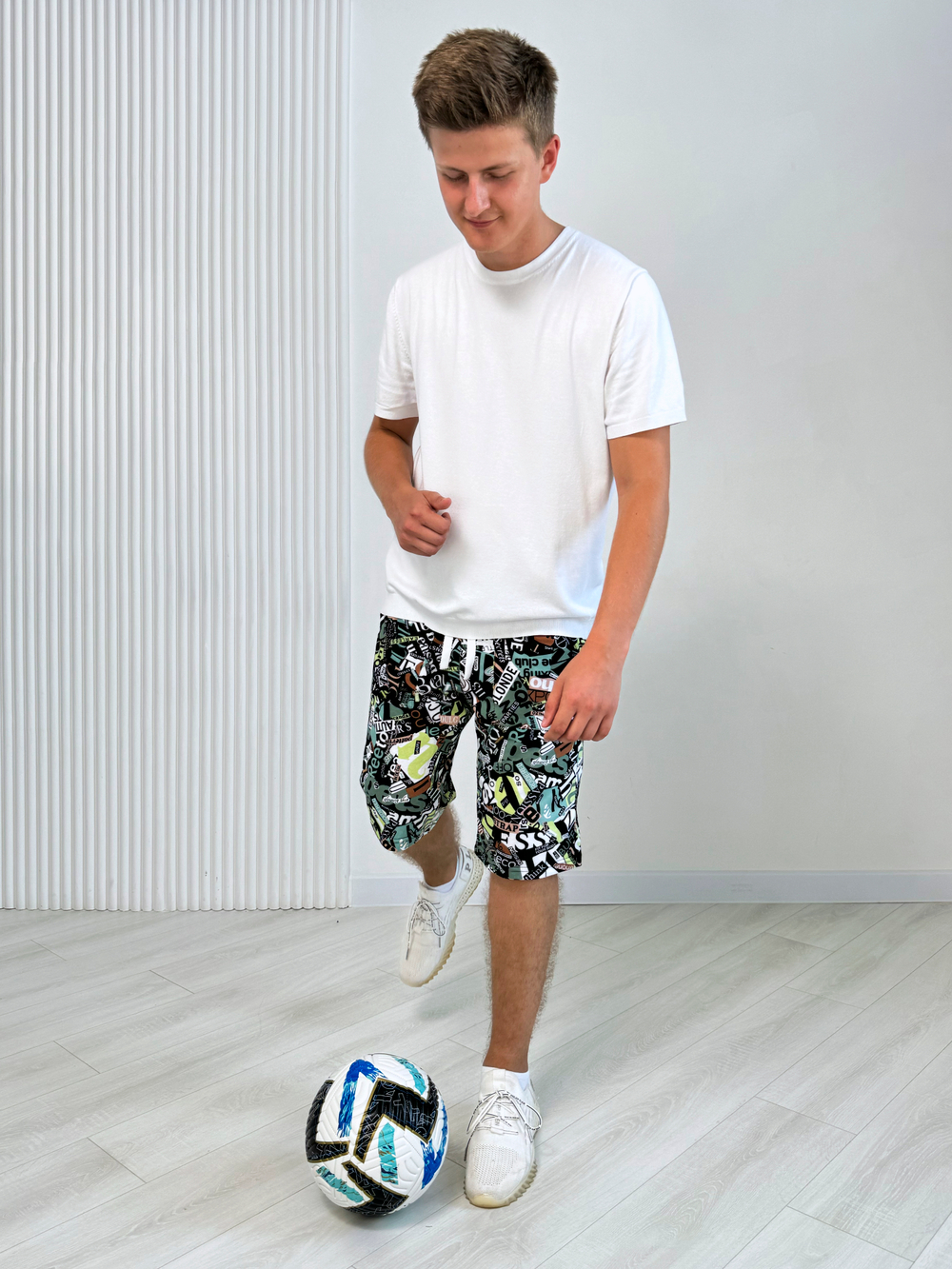 Шорты для мальчика подростковые "Буквы"