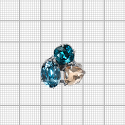 "Бьюти" кольцо в серебряном покрытии из коллекции "Подиум" от Jenavi