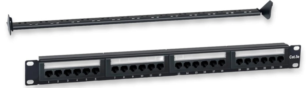 Патч-панель  Cabcoil PP24-UTP-5e-1U-19