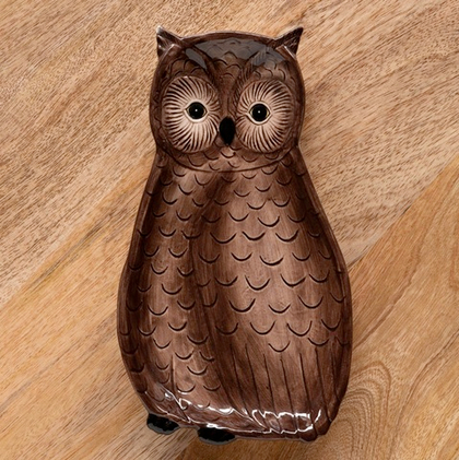 Чаша  в форме совы, 20 см