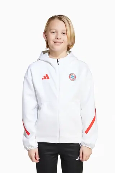 Кофта adidas FC Bayern 25/26 Anthem Junior - белый