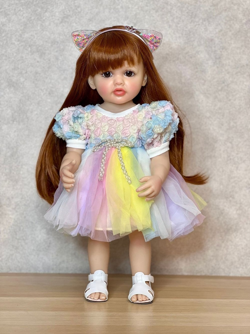 Кукла Реборн виниловая 55см в пакете (FA-540)