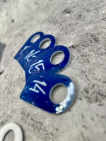 Номерки для ключей акрил 3х5 см