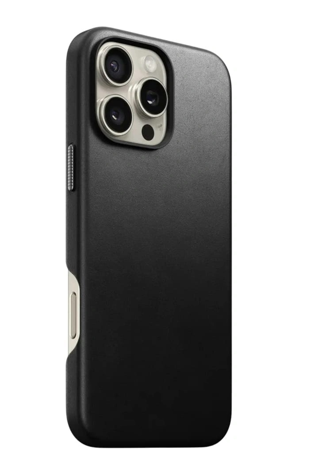 Накладка Nomad Traditional Leather Case With MagSafe для iPhone 16 Pro, Black (NM01391685)