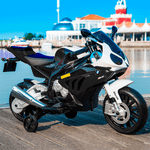 Детский электромобиль "BMW S1000RR", черный